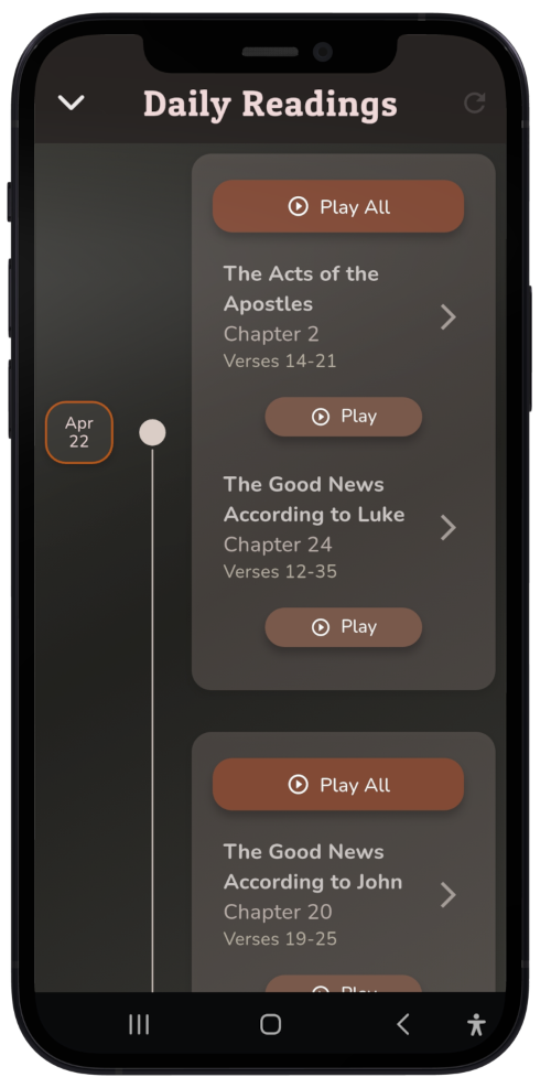 Orthodox Study Bible Online app - audio prayers and Bible